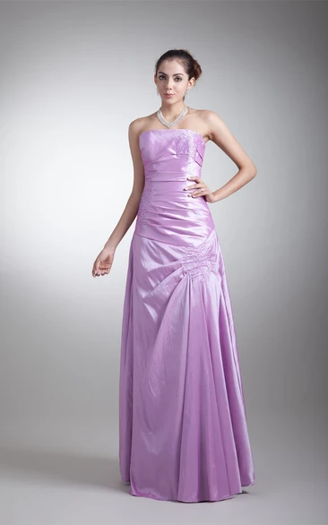 Stylish Sheath Beaded Sleeveless Maxi Special Occasion Dresses