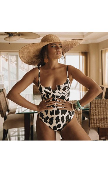 Country Leopard One-Piece Swimsuit
