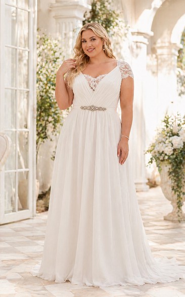sachin and babi light blue dress Romantic A-Line Chiffon Wedding Dress with Off Shoulder Design