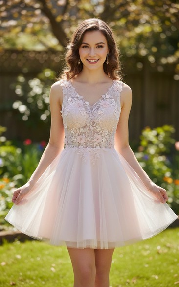 Sweet 15 Pink Party Dress