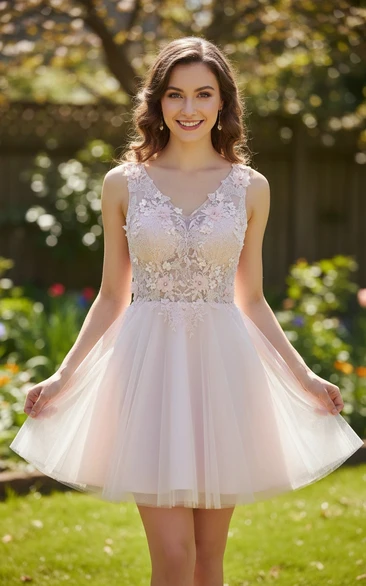 Sweet 15 Pink Party Dress