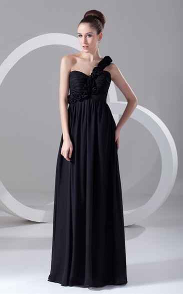 Glamorous Maxi Sheath Chiffon Special Occasion Dresses