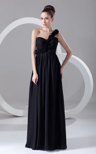 Glamorous Maxi Sheath Chiffon Special Occasion Dresses