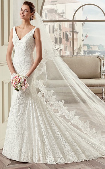 Sweetheart Sheath Lace Bridal Gown With Cap Sleeves And Open Back