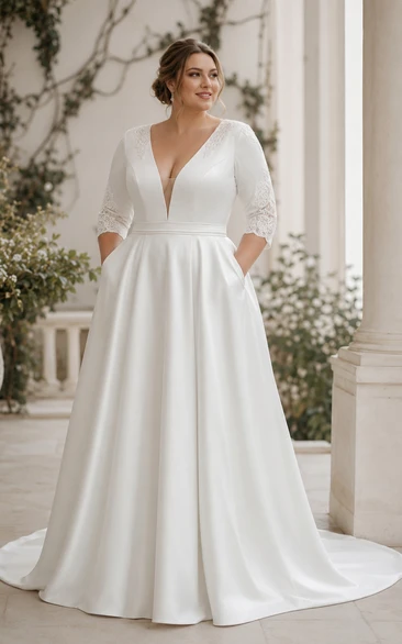 Wedding Dresses For Older Brides With Sleeves - Dorris Wedding