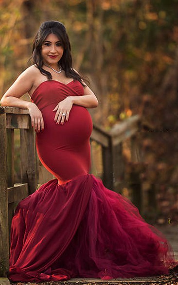 Mermaid Trumpet Sleeveless Empire Dress