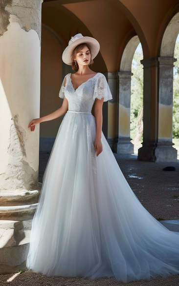 Cheap Outdoor Wedding Gown  Casual Garden Bridal Dresses - Dorris