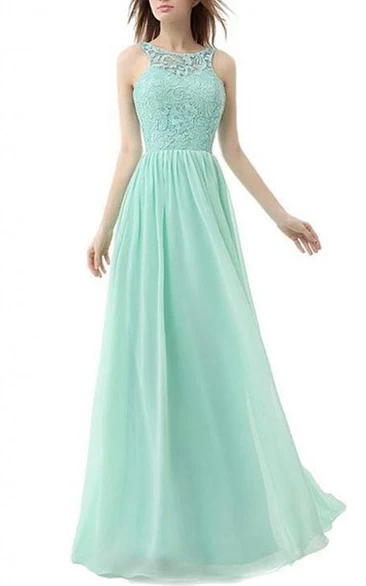 Spectacular Open back Long Lace Prom Dress