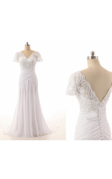 Sheath Tea-Length Bat Beading Appliques Chiffon Tulle Lace Mother Of Bride Dress