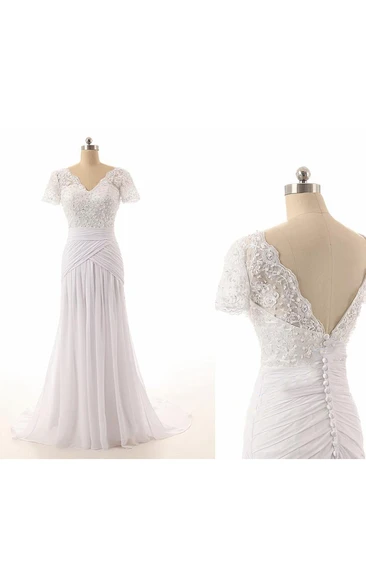 Sheath Tea-Length Bat Beading Appliques Chiffon Tulle Lace Mother Of Bride Dress