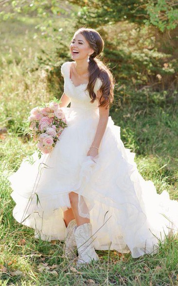 Rustic Wedding Gowns: Country & Western Bridal Dresses - Dorris Wedding