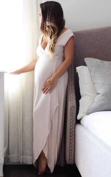 Nursing Wrap Postpartum Dress