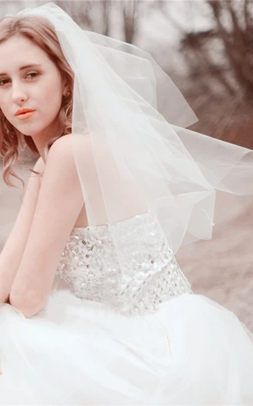 Double-layer Tulle Bride Wedding Veil