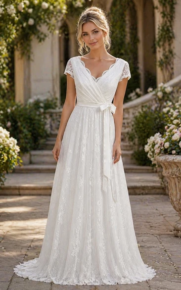 Simple Vintage Wedding Dresses | Retro Wedding Dresses - Dorris Wedding