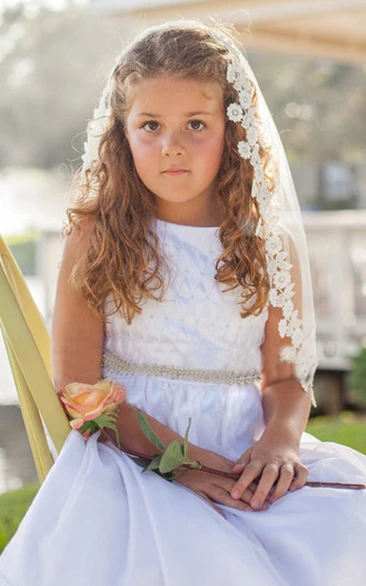 Beautiful Tulle Flower Girl Veil