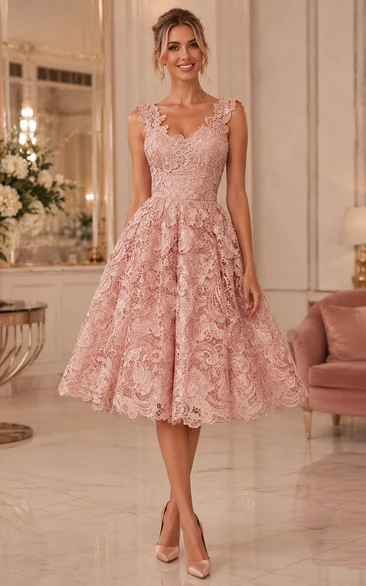 Knee Length Formal Dresses | Short Cocktail Dresses - Dorris Wedding