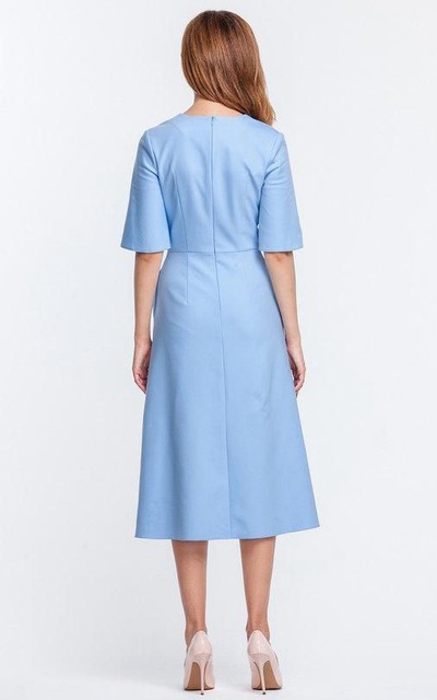 Mother of the bride gowns with bell sleeves