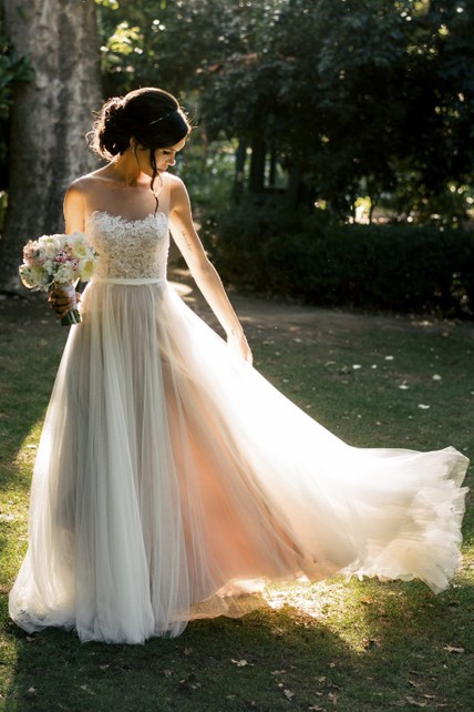 satin taffeta wedding dress Simple Elegant Wedding Dresses Silk Taffeta Ball Gown Strapless Bride Zipper