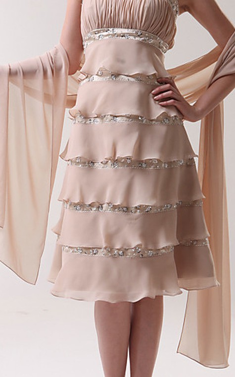 Stylish Chiffon Wedding Shawl - 5