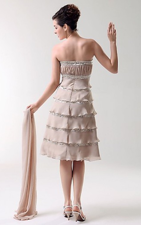 Stylish Chiffon Wedding Shawl - 4
