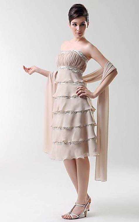 Stylish Chiffon Wedding Shawl - 3