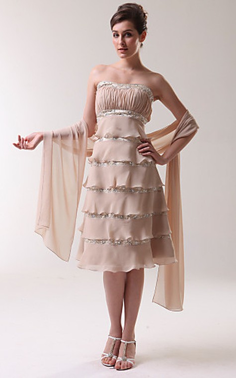 Stylish Chiffon Wedding Shawl - 2
