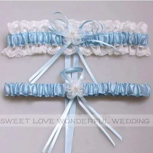 Brautstrumpfband im Western-Stil mit Blumen, Spitze und Schleife, elastisch, 40-58 cm (16-23 Zoll)