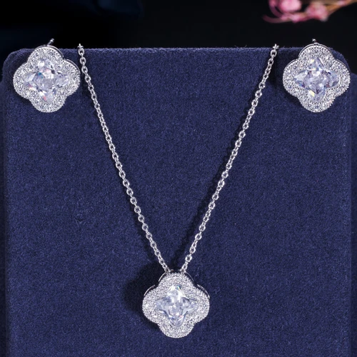 Special Multiple Color Bridal and Cocktail Party Rhinestone Necklace and Earrings Jewelry Set