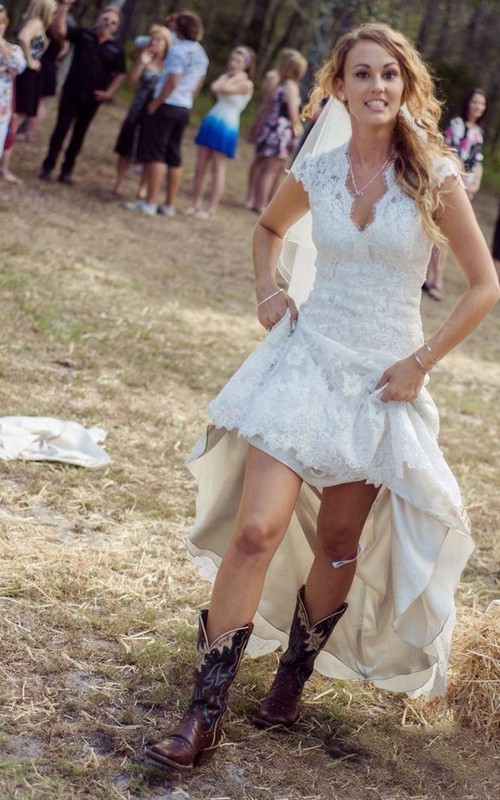 Western Bridal Dresses | Rustic Wedding Dress - Dorris Wedding