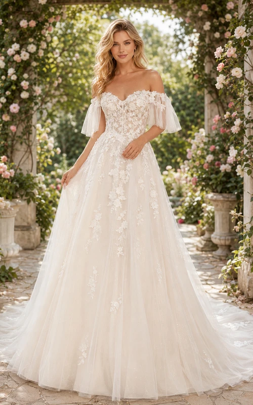 Vestido de novia de satén, vestido de gala sin tirantes con cola de capilla.