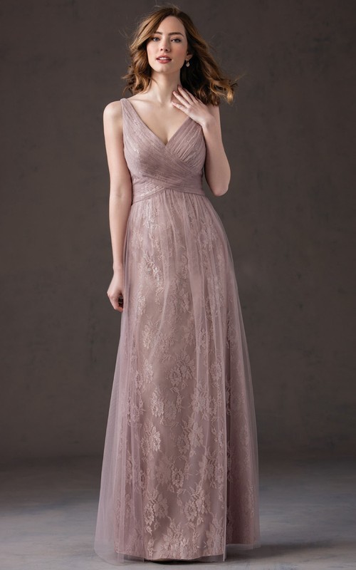tulle surplice bridesmaid dress with lace back Wedtrend Women Dark Blue Long Bridesmaid Dress A-Line Square Neck Corset Lace Up Back Chiffon Wedding Guest Dress, Dark Blue / US14