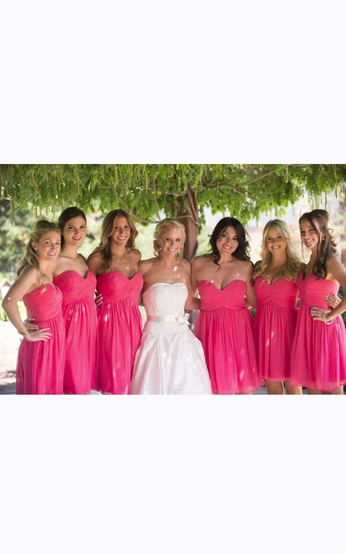 Vestido corto de gasa Sweethert, deslumbrante y de nueva llegada.