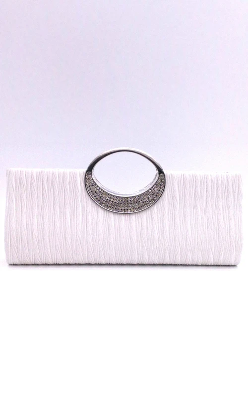 Strass-Satin-Handtasche