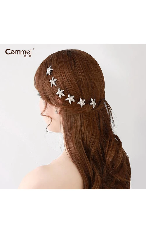Joyería de novia, tocado de diamantes de imitación, horquilla para el cabello