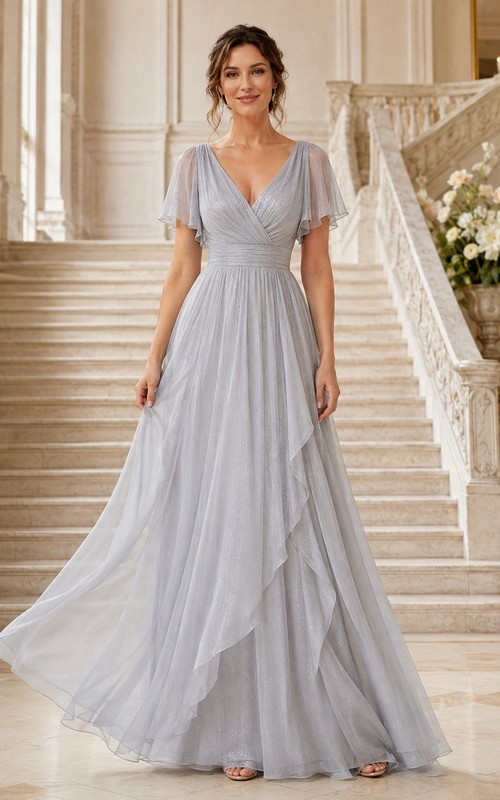 pastel grey bridesmaid dresses small 16) *Plus size