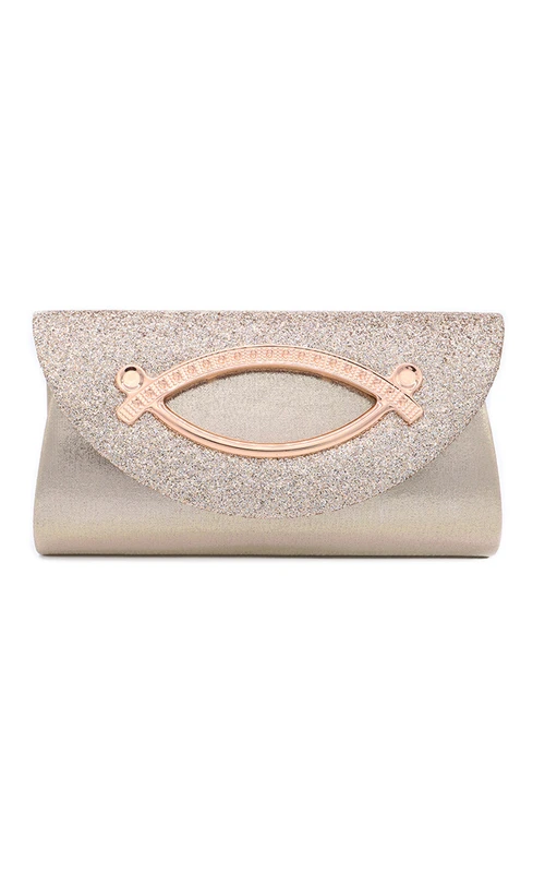 Pailletten-Clutch mit Magnetverschluss