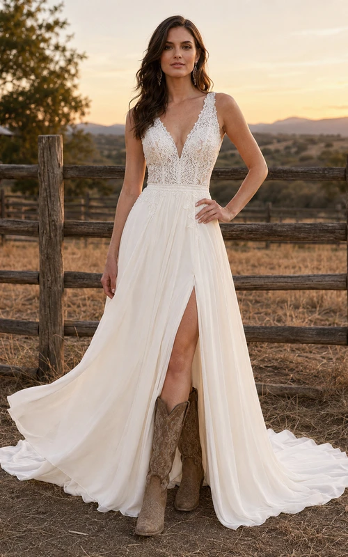 Robe de mariée de maternité à encolure carrée, bretelles, coupe trapèze, en tulle, style bord de lac, ourlet en dentelle
