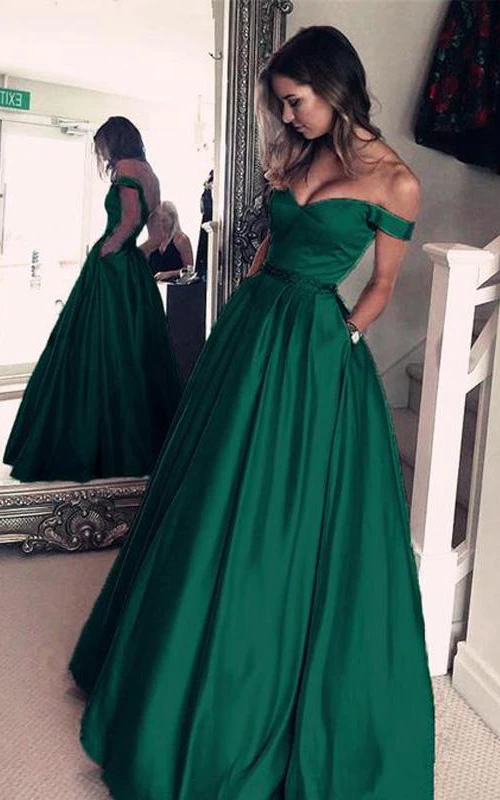 A-Linien-Kleid aus Satin mit V-Ausschnitt, kurzen Ärmeln, Reißverschluss und tiefem V-Ausschnitt am Rücken