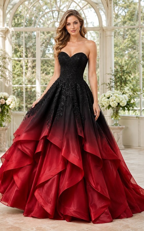 halter corset dress Halterneck Lace-Up Maxi in Berry Red 40H main image 0