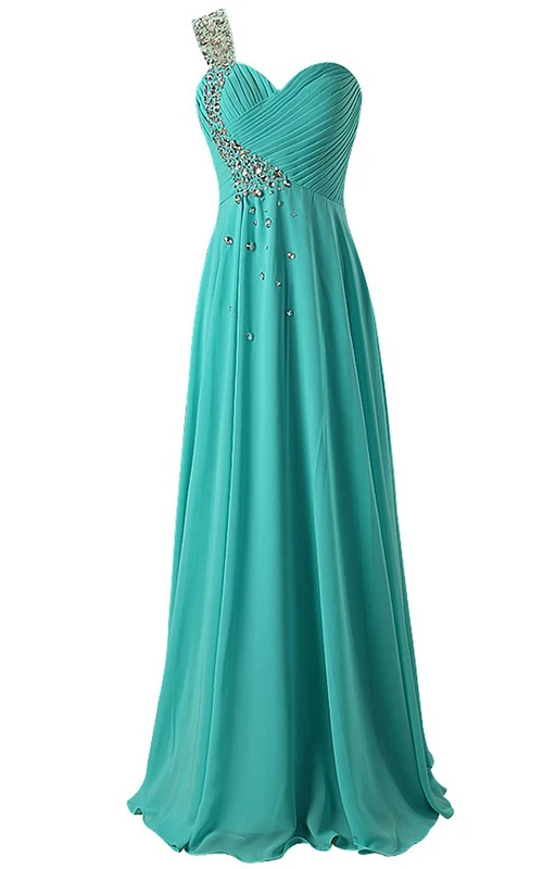 Robe trapèze asymétrique à décolleté cœur froncé et dos lacé