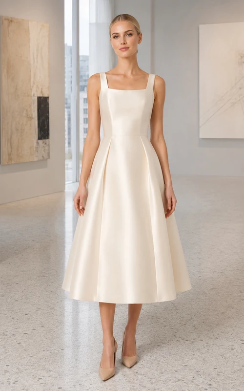 Champagne Refined Chiffon Sheath V-neck Knee Length Cocktail Dress