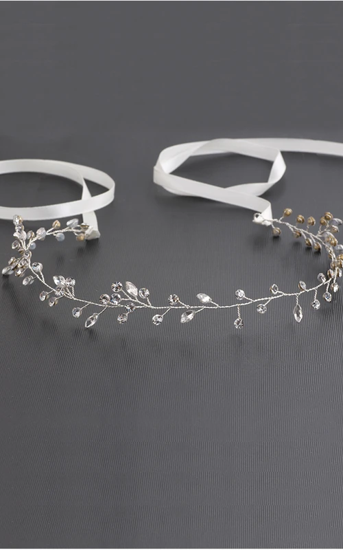Diadema para el cabello hecha a mano, ideal para viajes, vacaciones, luna de miel, coronas y tiaras para damas de honor.
