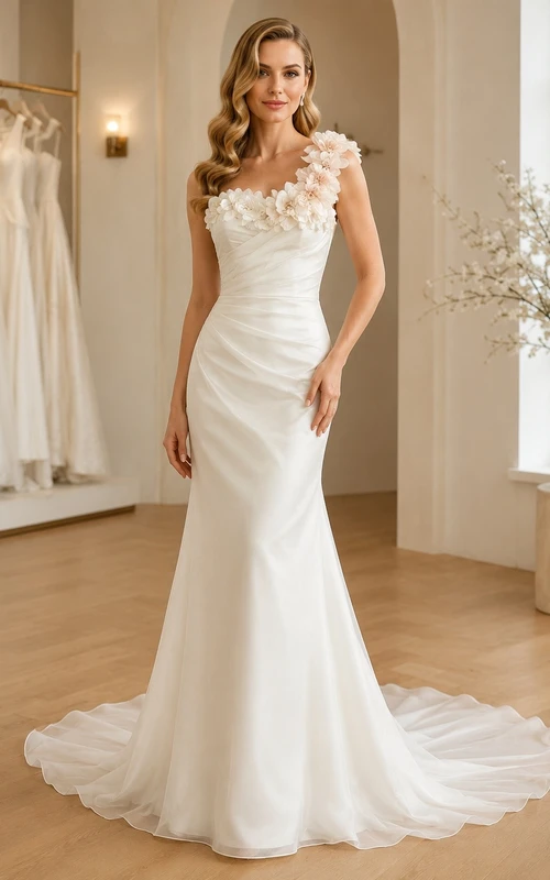 Mermaid Vintage Floral Lace a Elegant Bridal Wedding Dress