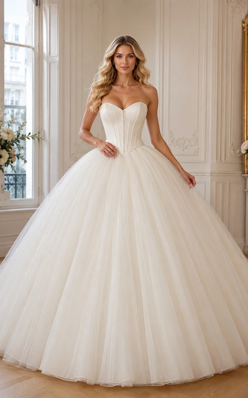 Vestido de gala sencillo, largo hasta el suelo, sin mangas, para ceremonia nupcial formal, con escote corazón.