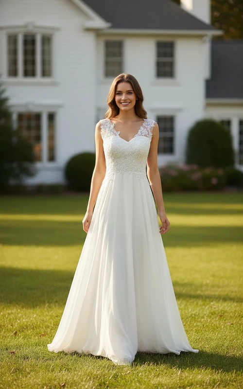 Robe de mariée brodée Jardin Enchanté