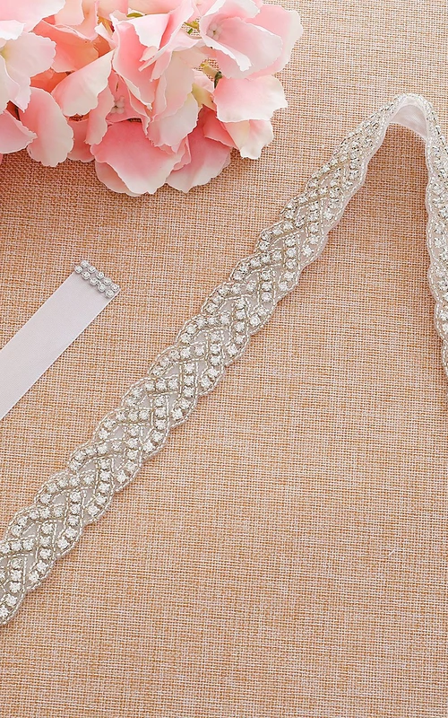 Eleganter Perlengürtel mit Strasssteinen