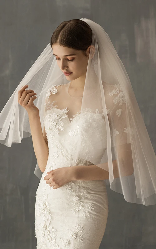 Voile simple à deux niveaux de style européen
