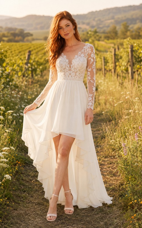 designer nighty dress Sophia, Nightdress: Exquisite Cotton Nightgown priority-05-midsummer-lace-bodice-off-shoulder-ankle-gown-cream Style:04469 Nighties for women in A-Line with Corset Prom