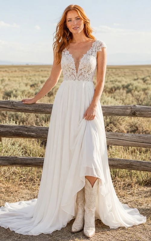 Robe de mariée de maternité à manches longues, fourreau en dentelle, robe de plage avec superposition de tulle doux et traîne