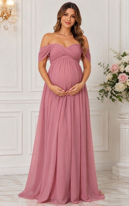 mother of the bride summer wedding dresses Off Shoulder Satin Blush the Dress with 3D Flower – VOS LEE This style is finished Purple Walmart Childrens Dresses Color:Green Floral marilyn-260704